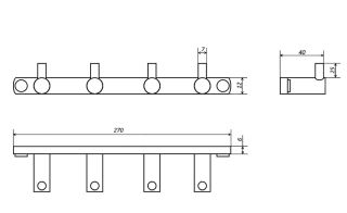 Крючки Sapho X-Round хром XR204